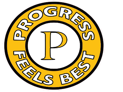 The official logo of Progress Feels Best